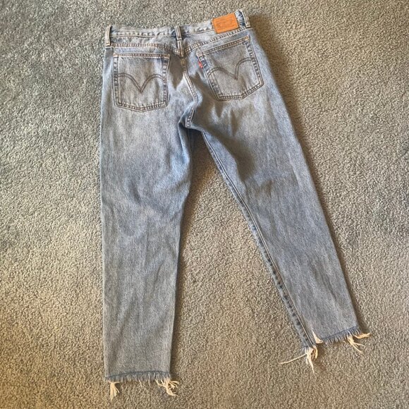 LEVI'S WEDGIE STRAIGHT BUTTON-FLY JEANS - SIZE 30 - Picture 8 of 13